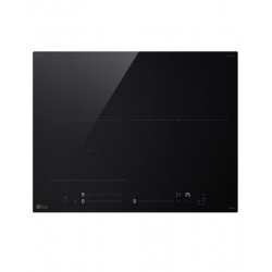 Placas de inducción LG con 1 zona 28 cm + 1 zona flex, 59 cm - CBIZ2432B Negro