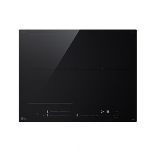 Placas de inducción LG con 1 zona 28 cm + 1 zona flex, 59 cm - CBIZ2432B Negro