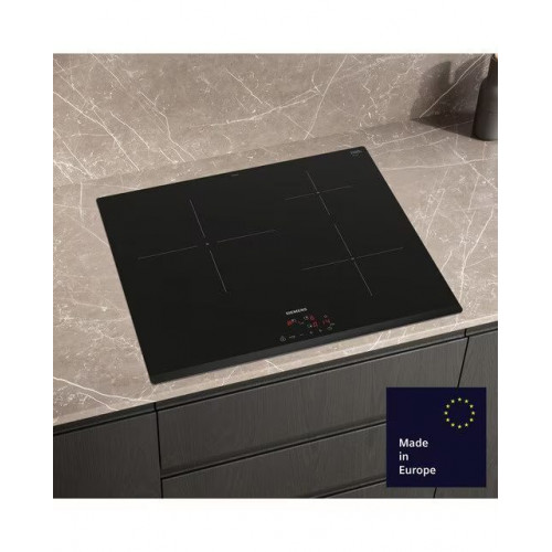 Placas de inducción Siemens 3 zonas de cocción - EU63KBJB5E Negro