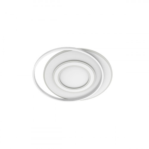 Plafón LED redondo blanco pantalla silicona EMINGO 13500 lm color luz de cálida a fría CCT (2700K-6500K) ø55.5 cm IP21