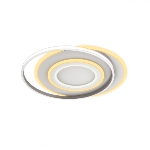 Plafón LED redondo blanco pantalla silicona EMINGO 13500 lm color luz de cálida a fría CCT (2700K-6500K) ø55.5 cm IP21