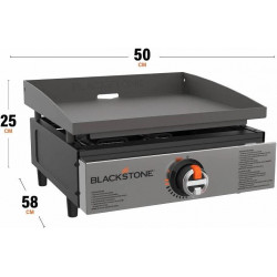 Plancha de gas blackstone de 1 quemadores y 1 kw de potencia