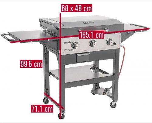 Plancha de gas Char-Broil Griddle 3400