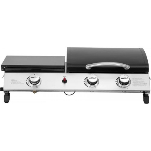 Plancha de gas con tapa 