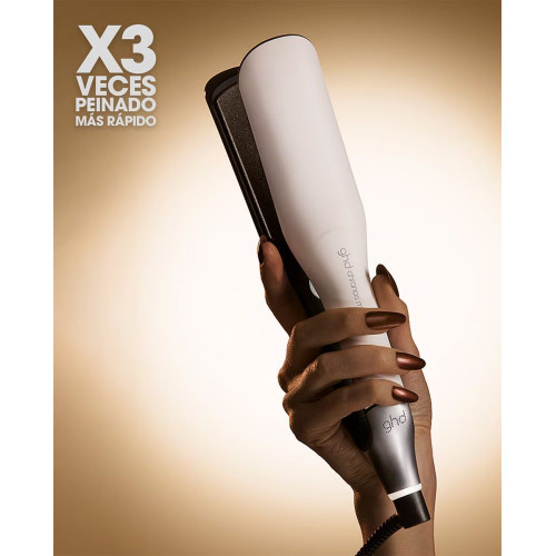 Plancha de pelo con placas anchas ghd chronos max blanca Plancha de pelo ghd chronos max blanca