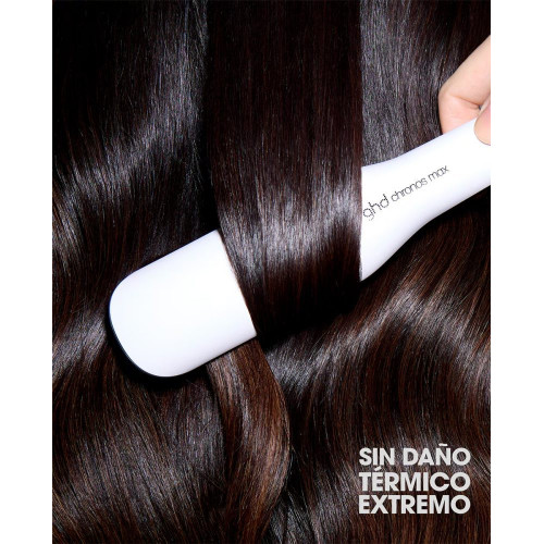 Plancha de pelo con placas anchas ghd chronos max blanca Plancha de pelo ghd chronos max blanca