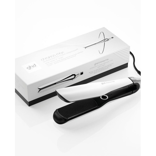 Plancha de pelo con placas anchas ghd chronos max blanca Plancha de pelo ghd chronos max blanca