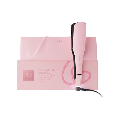 Plancha de pelo de placas anchas ghd chronos max nuestra Pink