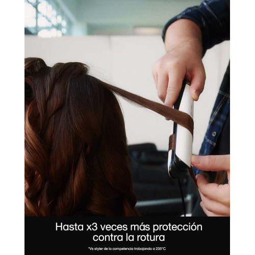 Plancha de pelo ghd platinum+ styler blanca