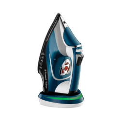 Plancha de vapor Russell Hobbs Cordless One Temperature inalámbrica Azul
