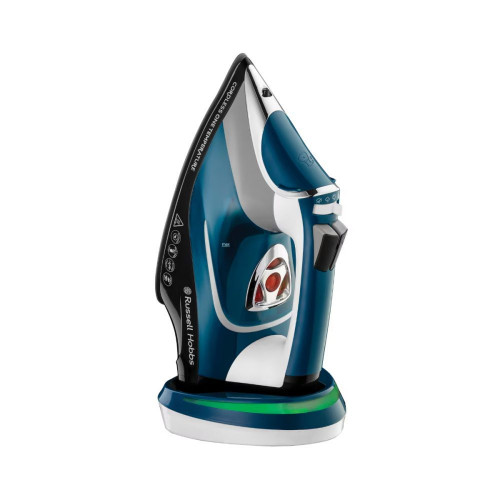Plancha de vapor Russell Hobbs Cordless One Temperature inalámbrica Azul