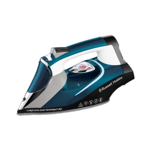 Plancha de vapor Russell Hobbs Cordless One Temperature inalámbrica Azul