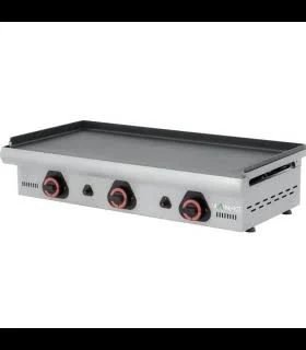 Plancha Eco-PV a gas acero pavonado 90 cms Mainho