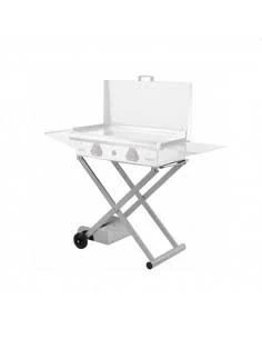 Plancha Eco-PV a gas acero pavonado 90 cms Mainho