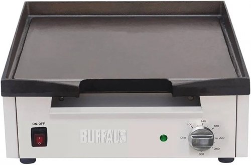 Plancha eléctrica Profesional Buffalo 385 x 280 mm Dc900