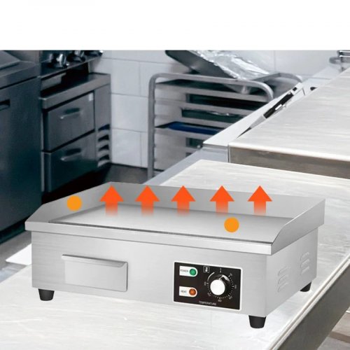 Plancha Eléctrica Profesional para Cocinar 55x35cm
