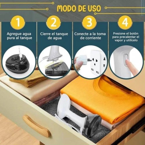 Plancha Vertical Rolipo 1700W 360ml Portátil Compacta