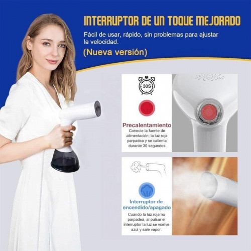 Plande Vapor Vertical Rolipo 1640W 400ml Cepillo Removedor