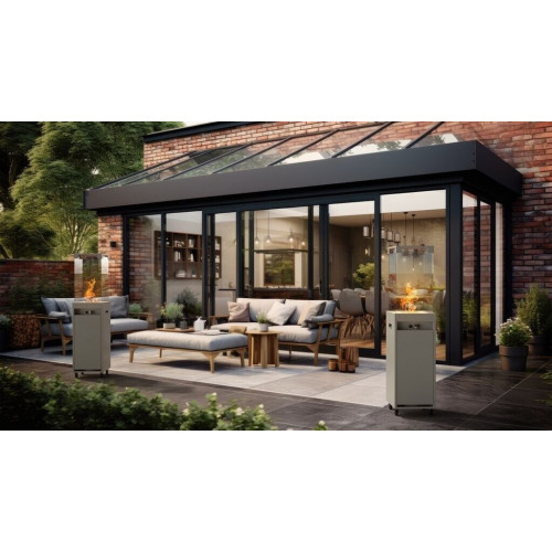 Planika Faro 8 kW Black with Cover