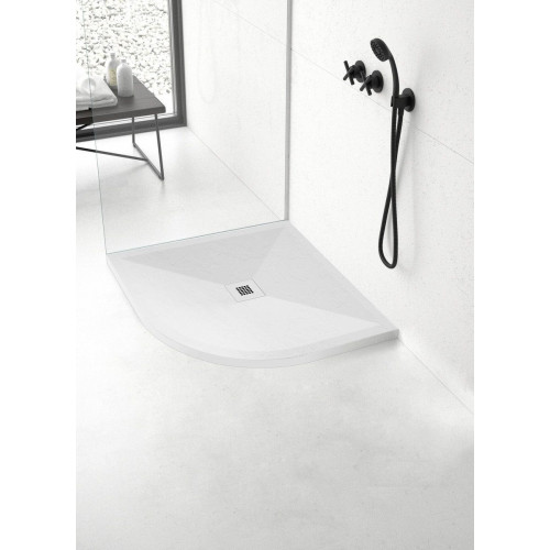 Plato de ducha Play Curva 90x90 cm blanco