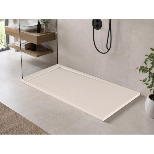 Plato de ducha Suit 120x70 cm crema