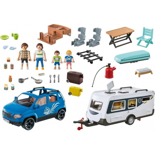 Playmobil Caravana con Coche (71423)