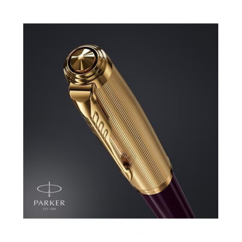 Pluma Parker 51 Premium Ciruela y Dorado GT