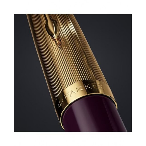 Pluma Parker 51 Premium Ciruela y Dorado GT