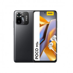 POCO M5s – Smartphone de Pantalla de 6.43” FHD+ AMOLED DotDisplay, MediaTek Helio G95, Cuádruple cámara de 64MP con IA, 5000mAh, NFC, Gris Versión ES