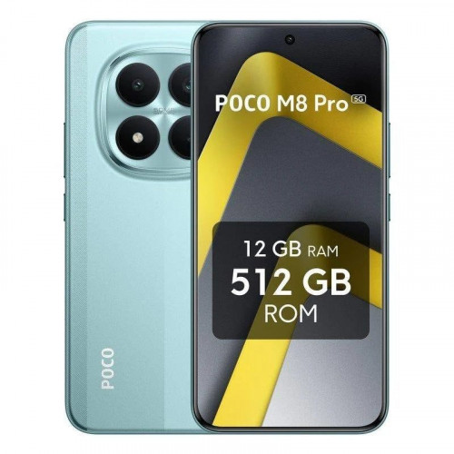 POCO M8 Pro Verde 5G - 512GB - 12GB - AMOLED 1.5K 5G Dual SIM Batería 6500mAh 100W IP68 HyperOS 2