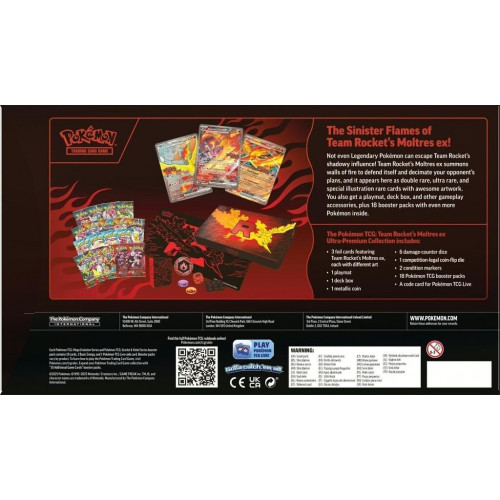 Pokémon TCG: Team Rocket s Moltres ex Ultra-Premium Collection (EN)
