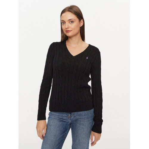 Polo Ralph Lauren Cable-Knit Cotton V-Neck Sweater (638617)