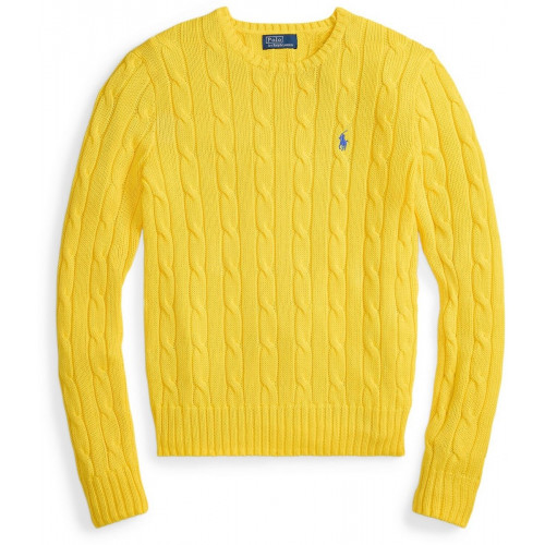Polo Ralph Lauren Cable-Knit Cotton V-Neck Sweater (638617)