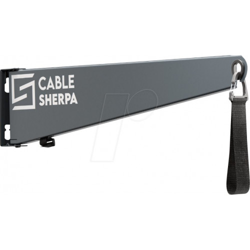 Portacables para cable de carga, exterior, antracita