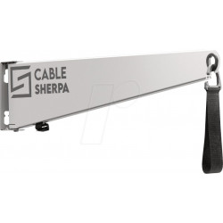 Portacables para cable de carga, exterior, blanco