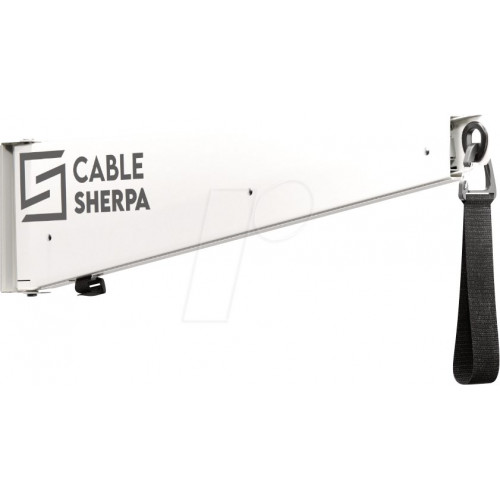 Portacables para cable de carga, extraíble, indoor, blanc