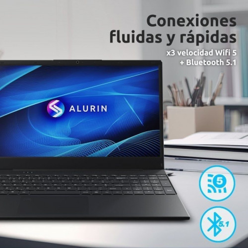 Portátil Alurin Flex Advance AMD Ryzen 7-5825U 15.6