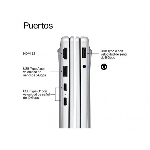 Portátil - HP OmniBook 3 AI 14-ht0001nsx, 14