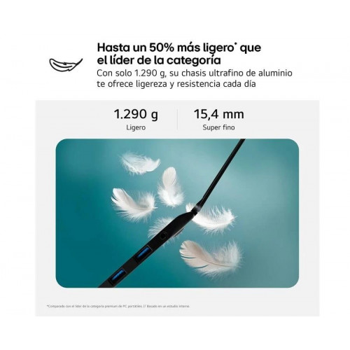 Portátil LG 15Z80T-G.AU78B 15