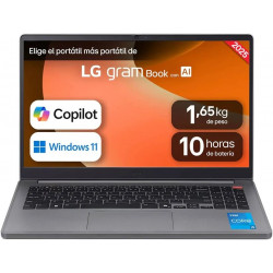 Portatil LG Gram Book 15U50T-G.AA56B Intel Core i5-1334U/ 16GB/ 512GB