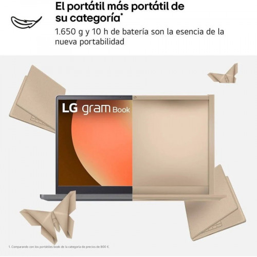Portátil LG Gram Book 15UD50T-G.AX55B Intel Core i5-1334U/ 16GB/ 512GB SSD/ 15.6