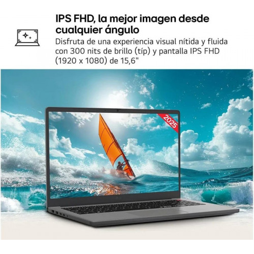 Portátil LG Gram Book 15UD50T-G.AX55B Intel Core i5-1334U/ 16GB/ 512GB SSD/ 15.6