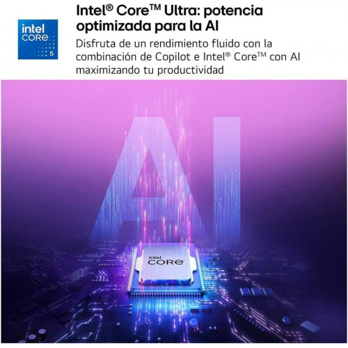 Portátil LG Gram Book 15UD50T-G.AX55B Intel Core i5-1334U/ 16GB/ 512GB SSD/ 15.6