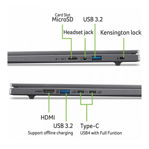 Portátil Portátil Acer Aspire 16 AI A16-11M 16