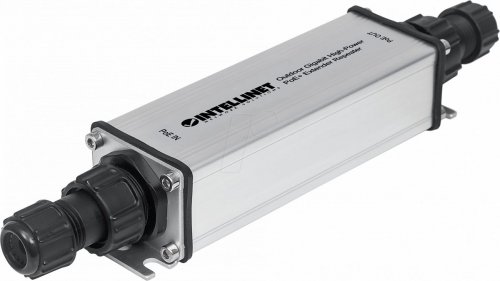 Potencia sobre Ethernet (PoE+) Extensor Gigabit, Exterior