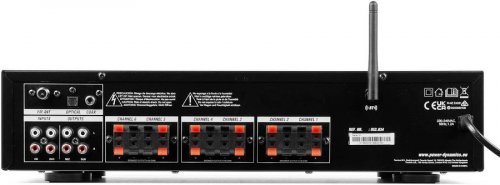 Power Dynamics Pack Sistema de sonido con amplificador PV260BT de 6 zonas con Bluetooth