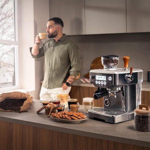 Power Espresso 20 Barista Steel & Grind