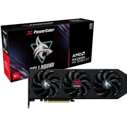 PowerColor Hellhound AMD Radeon RX 9060 XT OC 8GB GDDR6 FSR 4