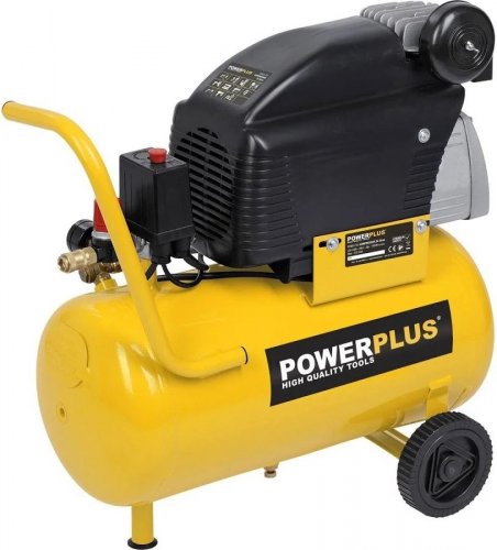 Powerplus POWX1735 Compresor lubricado 1500w 24l