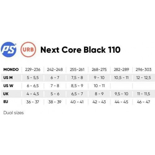 Powerslide Next Core 100 black